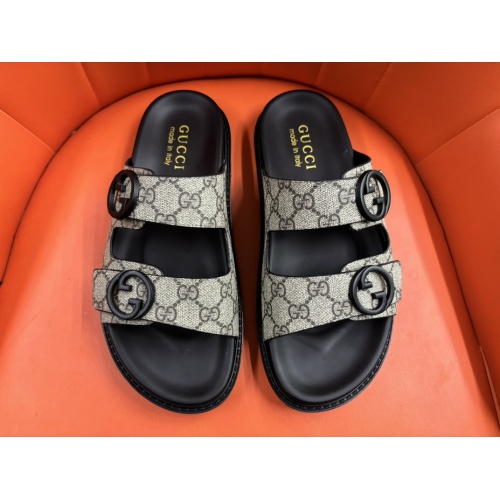 Wholesale Gucci Slippers For Men #1208162 $56.00 USD, Wholesale Quality Replica Gucci Slippers