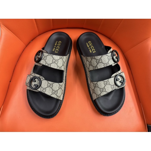 Replica Gucci Slippers For Men #1208162 $56.00 USD for Wholesale