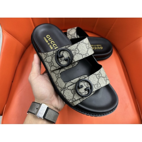 Replica Gucci Slippers For Men #1208162 $56.00 USD for Wholesale