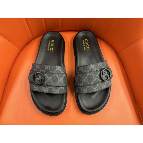 Wholesale Gucci Slippers For Men #1208163 $56.00 USD, Wholesale Quality Replica Gucci Slippers