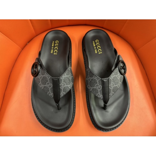 Wholesale Gucci Slippers For Men #1208164 $56.00 USD, Wholesale Quality Replica Gucci Slippers