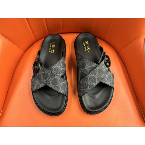 Wholesale Gucci Slippers For Men #1208165 $56.00 USD, Wholesale Quality Replica Gucci Slippers