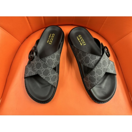 Replica Gucci Slippers For Men #1208165 $56.00 USD for Wholesale