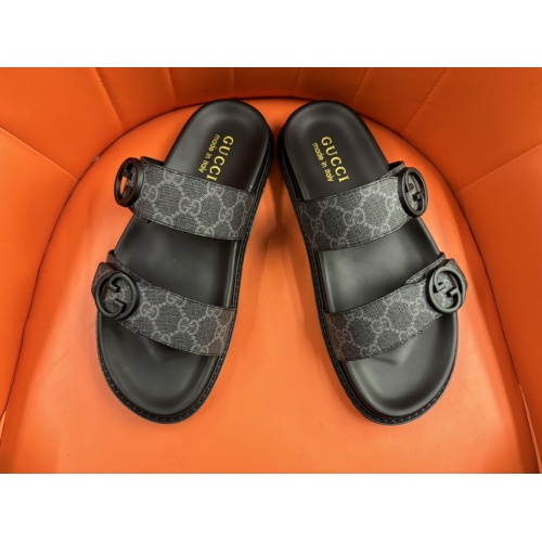 Replica Gucci Slippers For Men #1208166 $56.00 USD for Wholesale