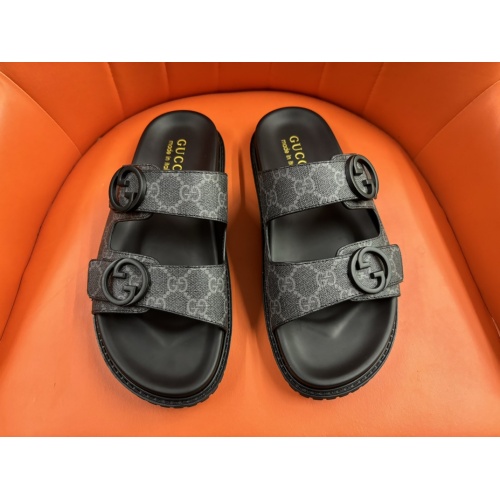 Wholesale Gucci Slippers For Men #1208167 $56.00 USD, Wholesale Quality Replica Gucci Slippers