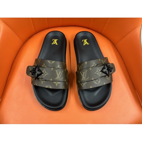 Wholesale Louis Vuitton Slippers For Men #1208168 $56.00 USD, Wholesale Quality Replica Louis Vuitton Slippers