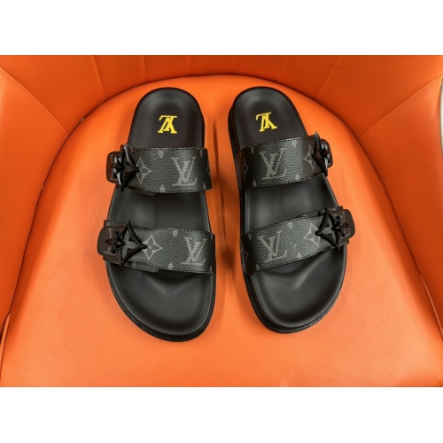 Wholesale Louis Vuitton Slippers For Men #1208172 $56.00 USD, Wholesale Quality Replica Louis Vuitton Slippers