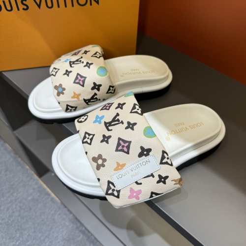 Wholesale Louis Vuitton Slippers For Men #1208200 $56.00 USD, Wholesale Quality Replica Louis Vuitton Slippers