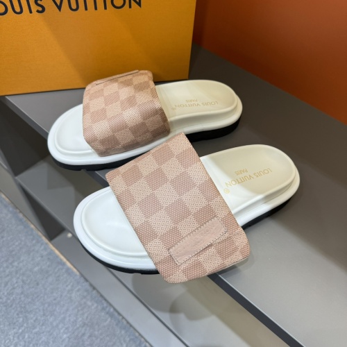 Wholesale Louis Vuitton Slippers For Men #1208202 $56.00 USD, Wholesale Quality Replica Louis Vuitton Slippers