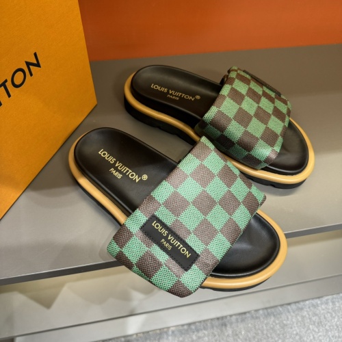 Replica Louis Vuitton Slippers For Men #1208206 $56.00 USD for Wholesale