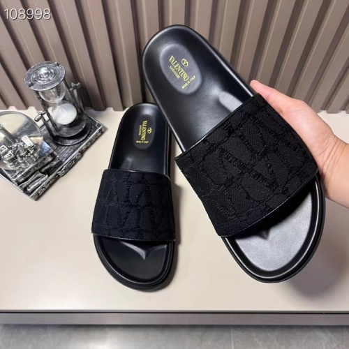 Replica Valentino Slippers For Men #1208213 $56.00 USD for Wholesale