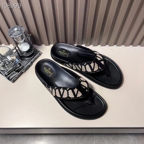 Replica Valentino Slippers For Men #1208217 $56.00 USD for Wholesale