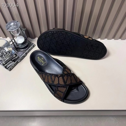 Replica Valentino Slippers For Men #1208221 $56.00 USD for Wholesale