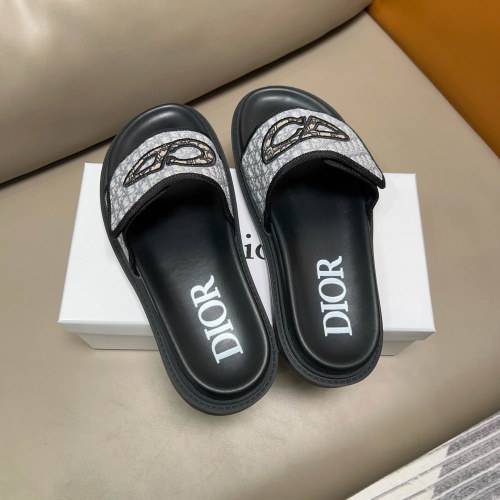 Replica Christian Dior Slippers For Men #1208305 $56.00 USD for Wholesale