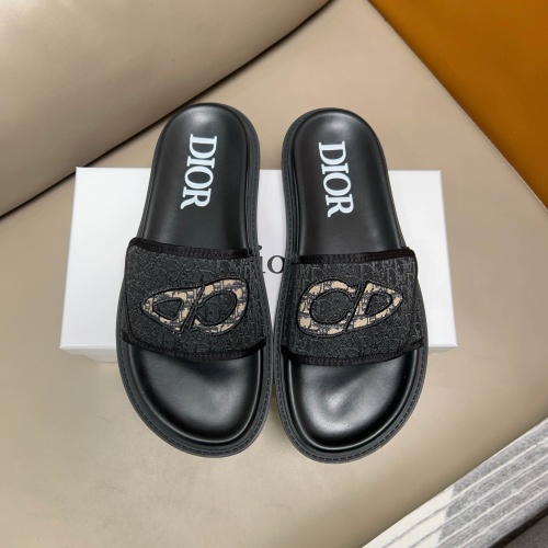 Wholesale Christian Dior Slippers For Men #1208306 $56.00 USD, Wholesale Quality Replica Christian Dior Slippers