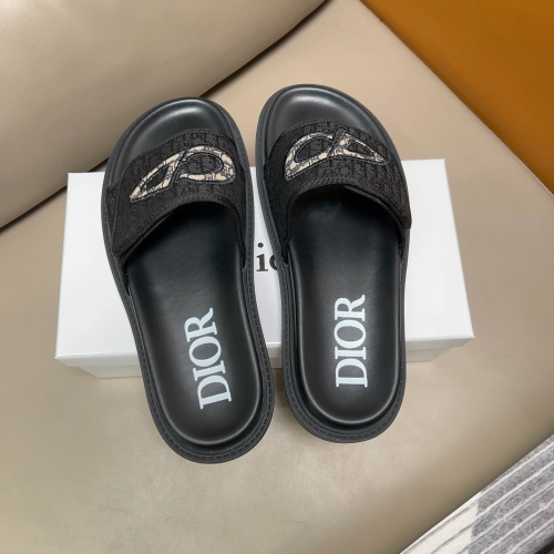 Replica Christian Dior Slippers For Men #1208306 $56.00 USD for Wholesale