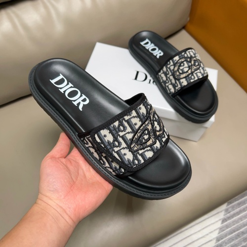 Replica Christian Dior Slippers For Men #1208307 $56.00 USD for Wholesale