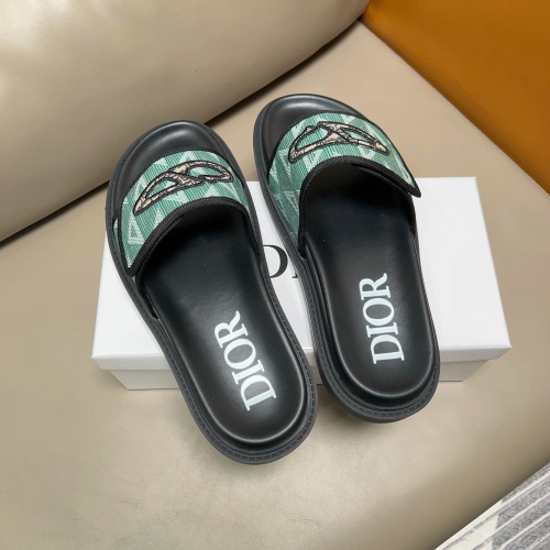 Replica Christian Dior Slippers For Men #1208308 $56.00 USD for Wholesale