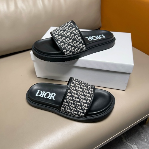 Replica Christian Dior Slippers For Men #1208310 $56.00 USD for Wholesale