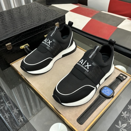 Wholesale Armani Casual Shoes For Men #1208357 $80.00 USD, Wholesale Quality Replica Armani Casual Shoes