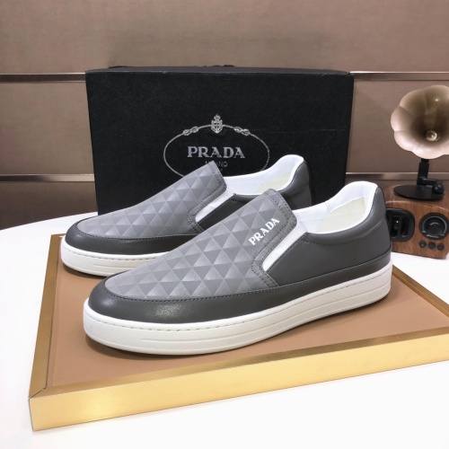 Wholesale Prada Casual Shoes For Men #1208358 $80.00 USD, Wholesale Quality Replica Prada Casual Shoes