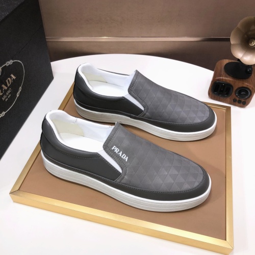 Replica Prada Casual Shoes For Men #1208358 $80.00 USD for Wholesale