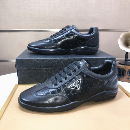 Replica Prada Casual Shoes For Men #1208363 $82.00 USD for Wholesale