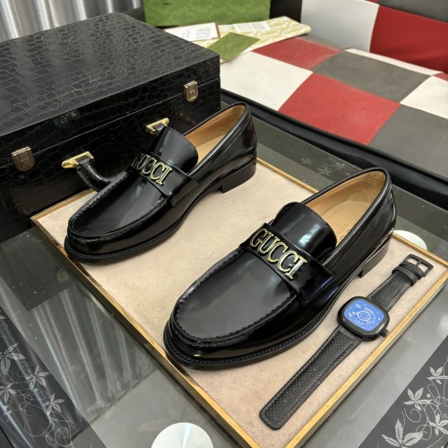 Wholesale Gucci Oxfords Shoes For Men #1208470 $100.00 USD, Wholesale Quality Replica Gucci Oxfords Shoes