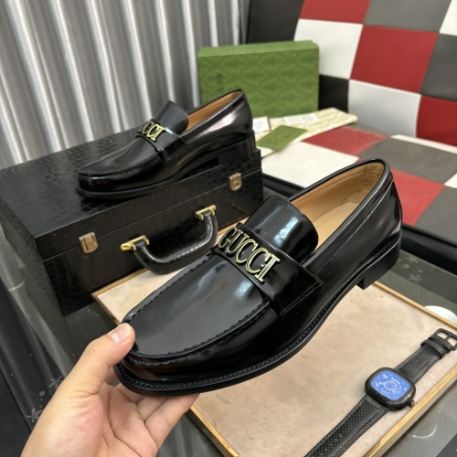 Replica Gucci Oxfords Shoes For Men #1208470 $100.00 USD for Wholesale