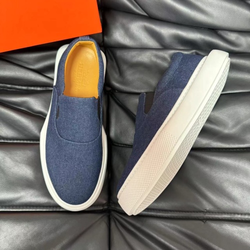 Replica Hermes Casual Shoes For Men #1208474 $76.00 USD for Wholesale