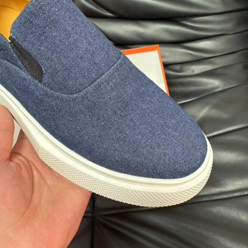 Replica Hermes Casual Shoes For Men #1208474 $76.00 USD for Wholesale