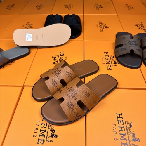 Wholesale Hermes Slippers For Men #1208493 $48.00 USD, Wholesale Quality Replica Hermes Slippers