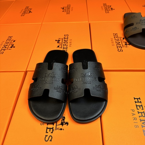 Replica Hermes Slippers For Men #1208497 $48.00 USD for Wholesale