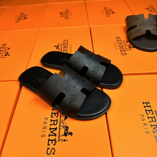 Replica Hermes Slippers For Men #1208497 $48.00 USD for Wholesale