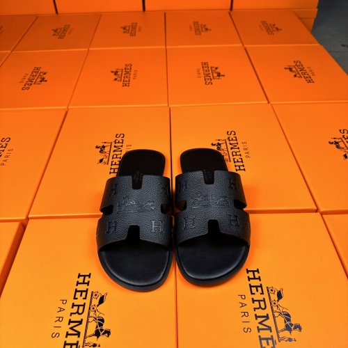 Replica Hermes Slippers For Men #1208502 $48.00 USD for Wholesale