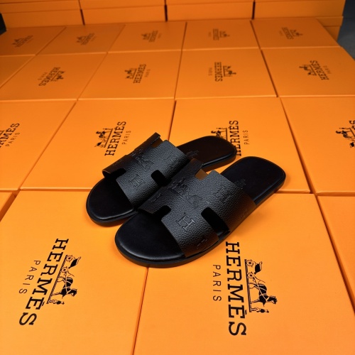 Replica Hermes Slippers For Men #1208502 $48.00 USD for Wholesale