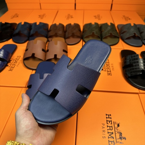 Replica Hermes Slippers For Men #1208506 $48.00 USD for Wholesale