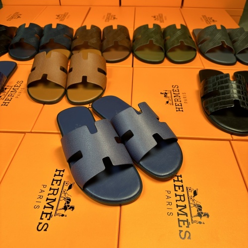 Replica Hermes Slippers For Men #1208506 $48.00 USD for Wholesale