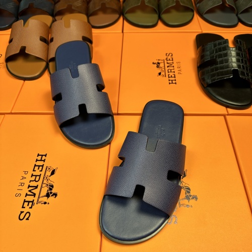 Replica Hermes Slippers For Men #1208506 $48.00 USD for Wholesale