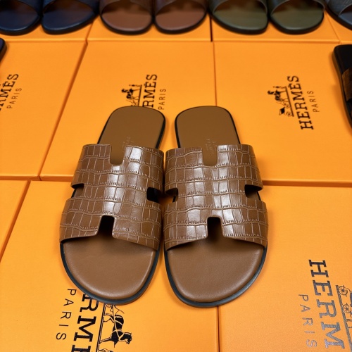 Wholesale Hermes Slippers For Men #1208508 $48.00 USD, Wholesale Quality Replica Hermes Slippers