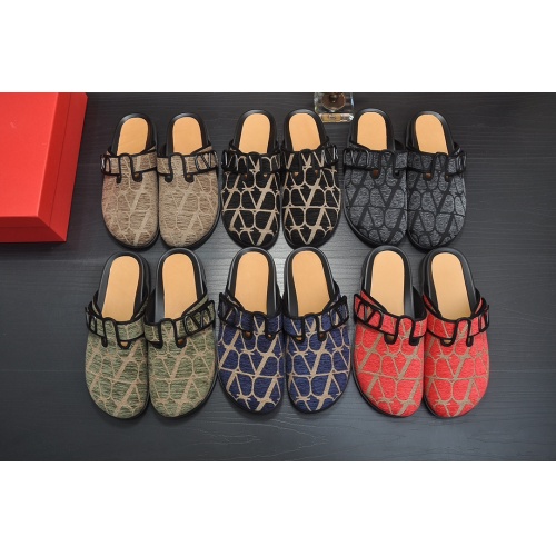 Replica Valentino Slippers For Men #1208516 $60.00 USD for Wholesale