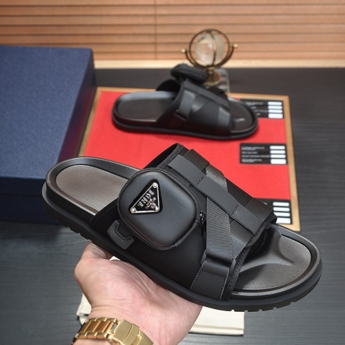 Replica Prada Slippers For Men #1208520 $60.00 USD for Wholesale