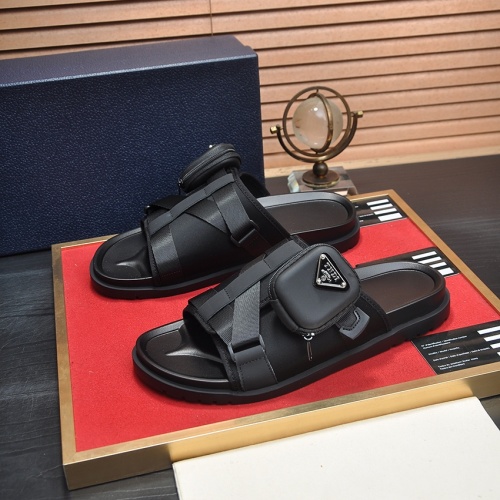 Replica Prada Slippers For Men #1208520 $60.00 USD for Wholesale