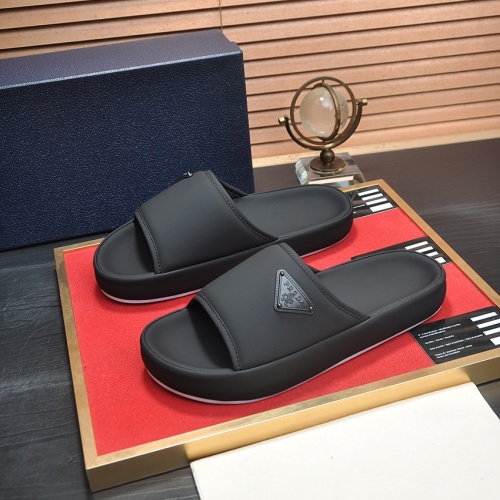 Wholesale Prada Slippers For Men #1208522 $60.00 USD, Wholesale Quality Replica Prada Slippers