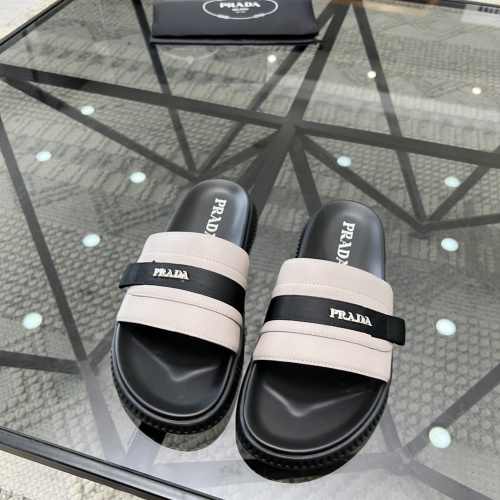 Replica Prada Slippers For Men #1208593 $64.00 USD for Wholesale