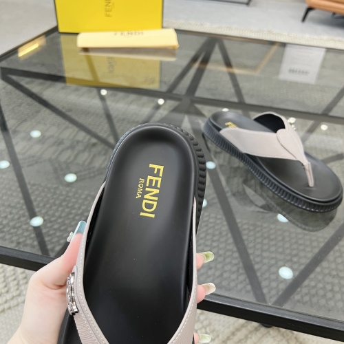 Replica Fendi Slippers For Men #1208598 $64.00 USD for Wholesale