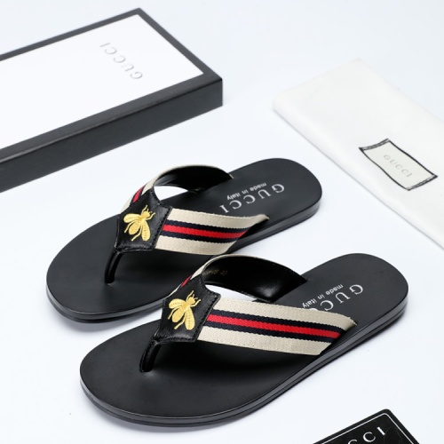 Wholesale Gucci Slippers For Men #1208731 $40.00 USD, Wholesale Quality Replica Gucci Slippers