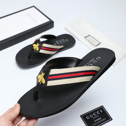 Replica Gucci Slippers For Men #1208731 $40.00 USD for Wholesale