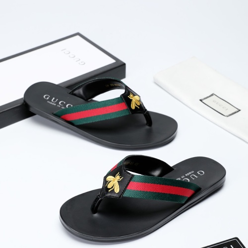 Replica Gucci Slippers For Men #1208732 $40.00 USD for Wholesale