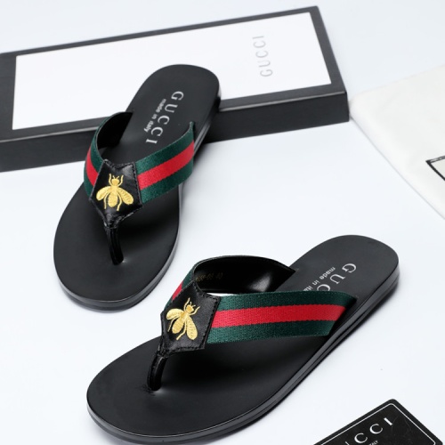 Replica Gucci Slippers For Men #1208732 $40.00 USD for Wholesale